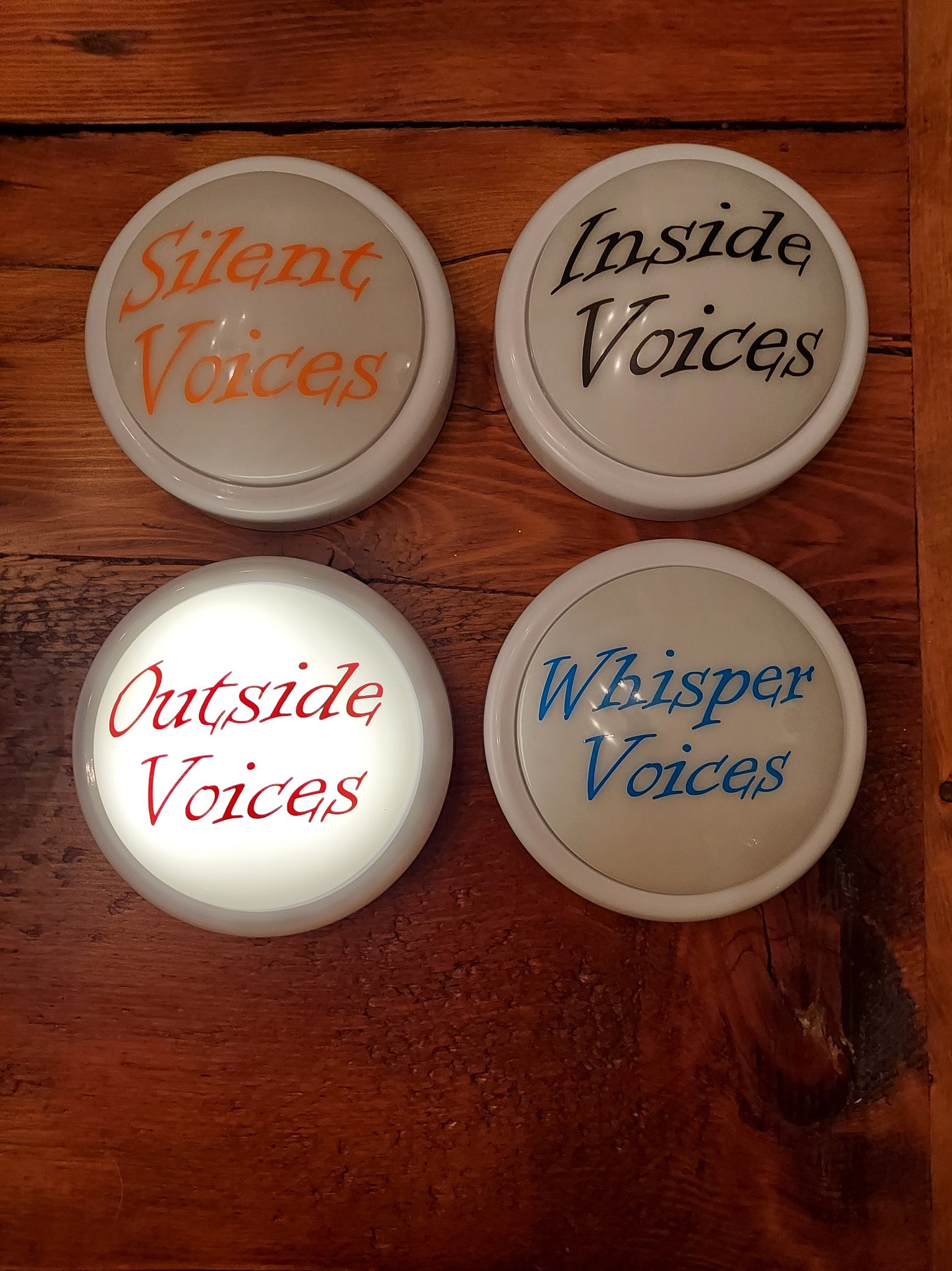 Voice Level Tap Lights