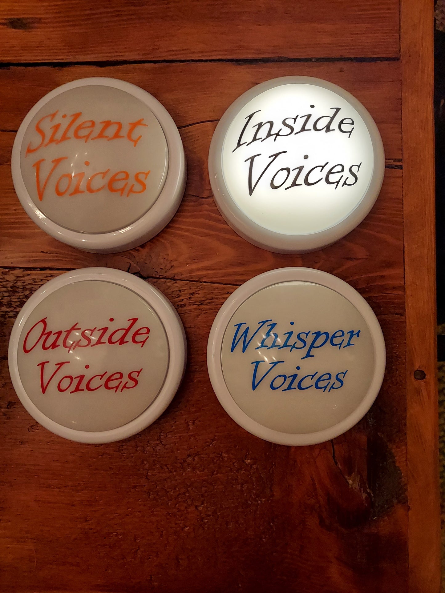 Voice Level Tap Lights