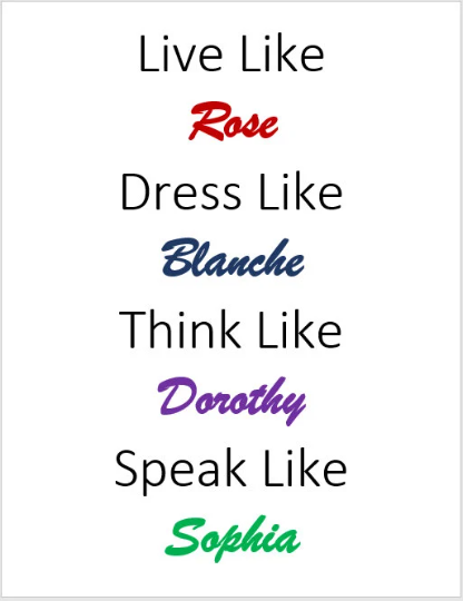 Golden Girls Quotes