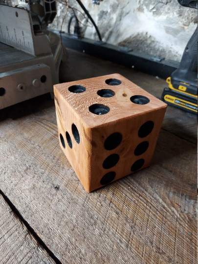 Large Wood Dice