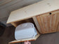 Pine Trash Bin Cabinet