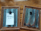 Corrugated metal picture frames