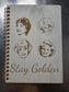 Golden Girls wood notebook