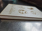 Golden Girls wood notebook