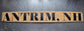 Town Barrel Stave Sign