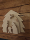 Wood Nativity Scene