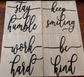 Quotes / Sayings / Faith Coasters