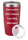 Personalized Tumbler Travel Mug
