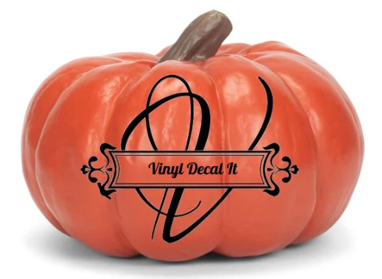 Personalized Pumpkin Decoration